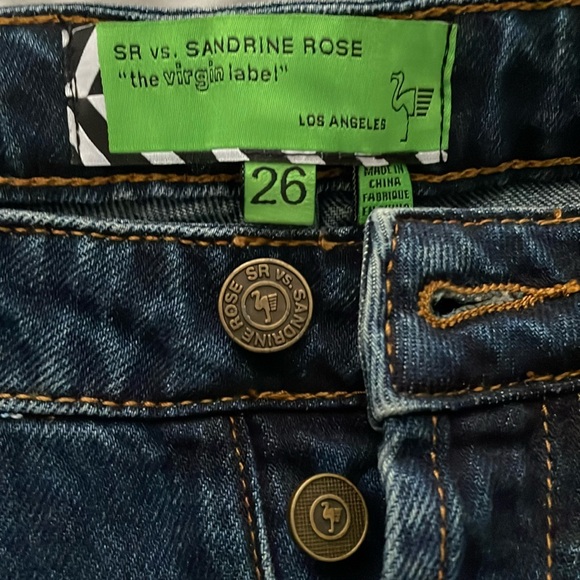 NWOT Sandrine Rose X Free People Jeans Size 26 - Picture 3 of 5